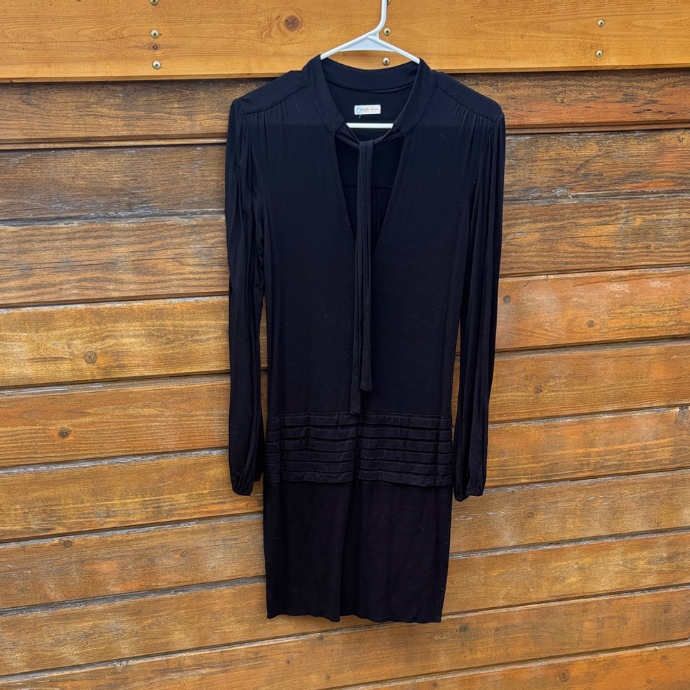 Rubber Ducky Productions Black Long Sleeve Dress